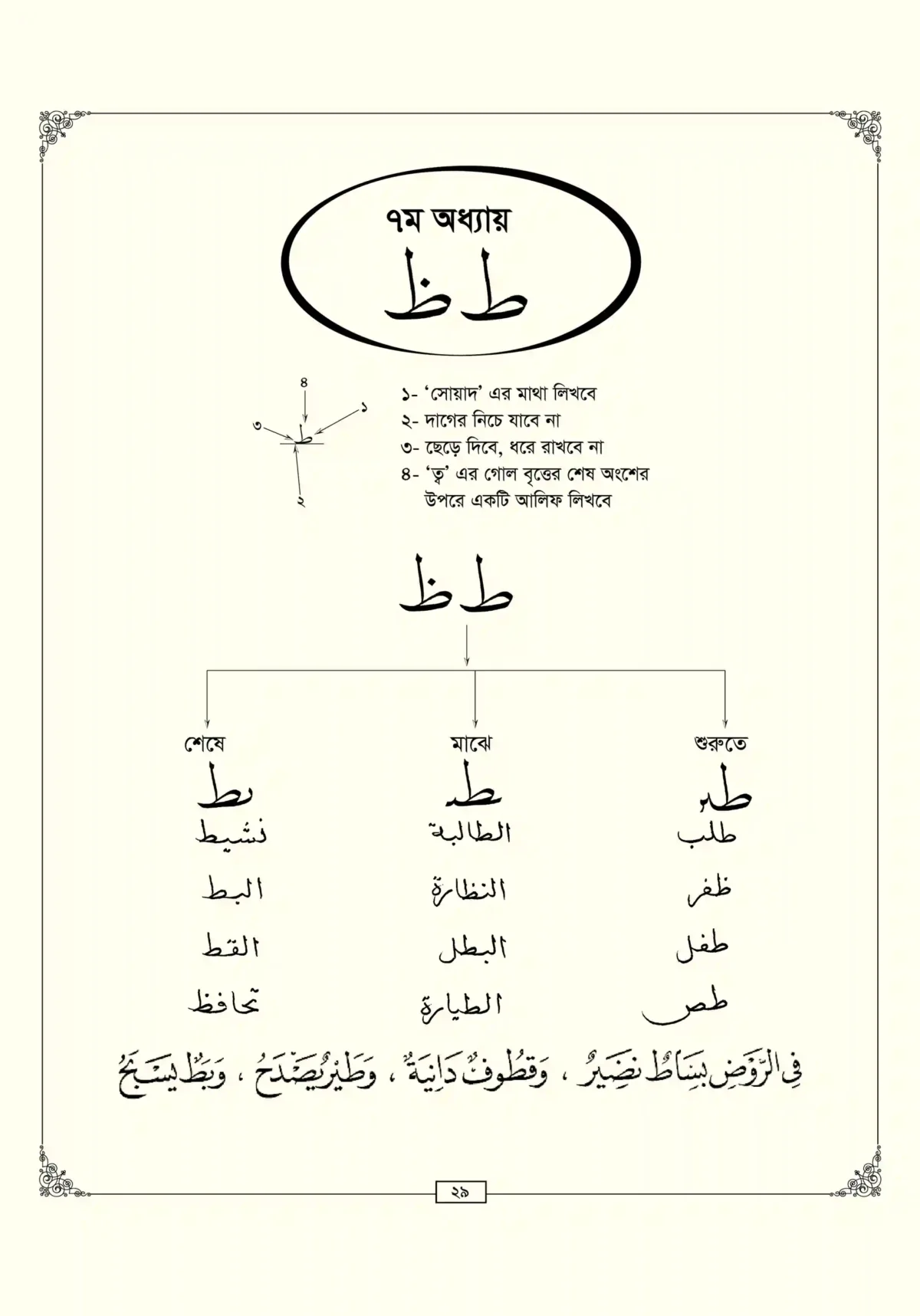 আরবি খাত্তে নাসখ প্রশিক্ষণের খাতা ( বড় )